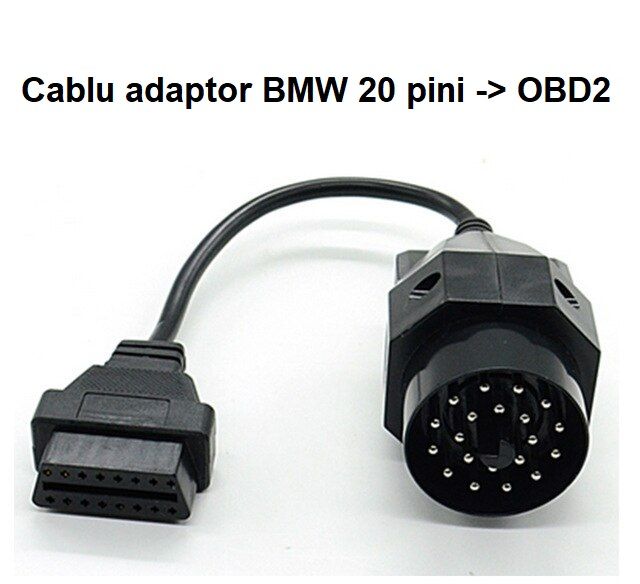 Cablu adaptor BMW 20 pini la OBD2