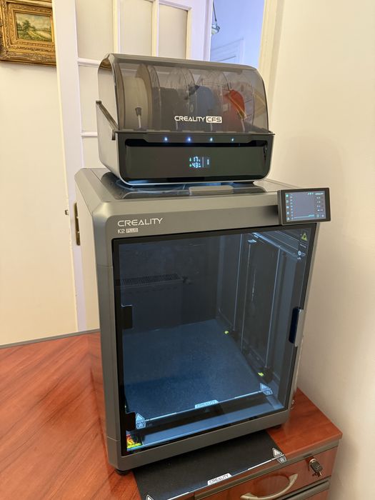 Imprimanta 3D Creality K2 Plus Combo si Filamet dryer Space Pi