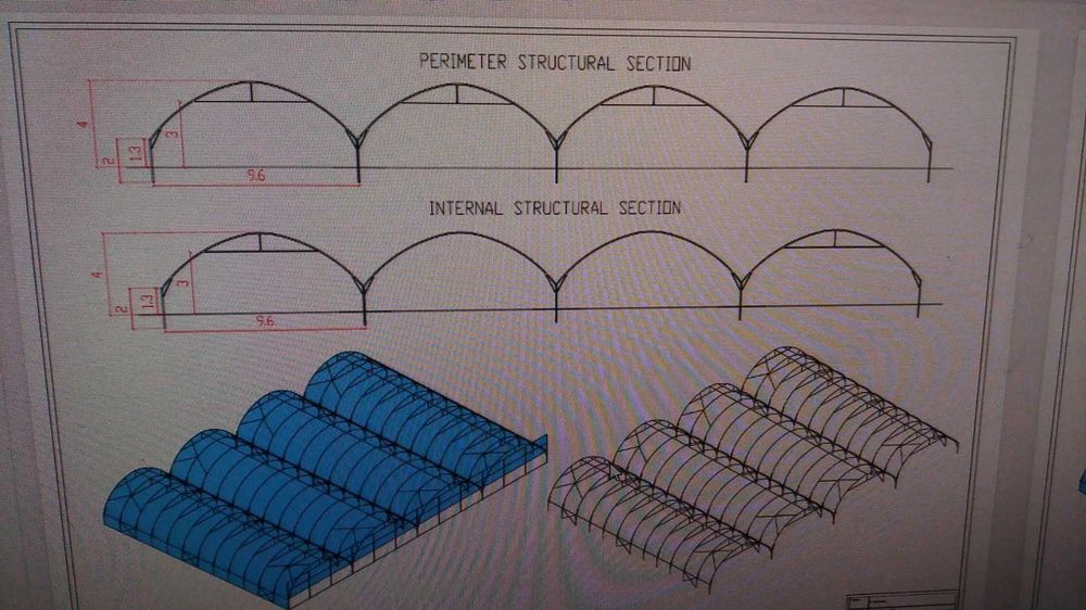 Конструкция за парници и оранжерии
