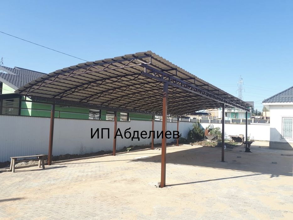 Навес из поликарбоната навес из черепицы