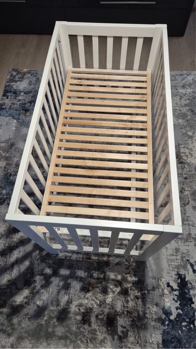 Patut bebe 60x120 cu saltea spuma 10 Cm NOI