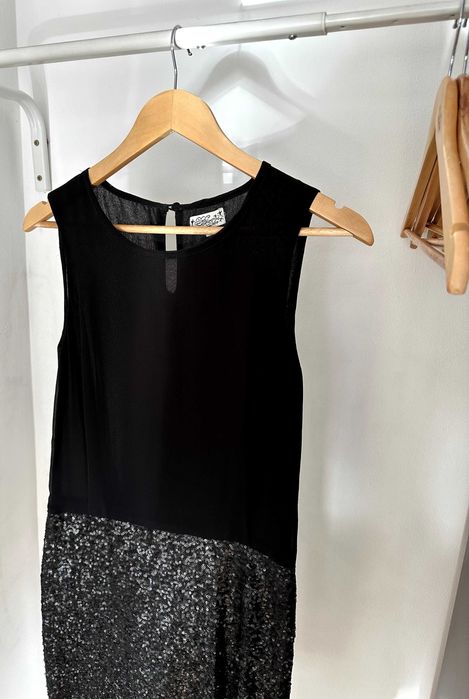 Rochie Neagra cu Paiete