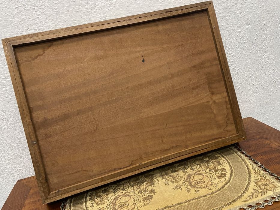 Френски ловен поднос от дъб