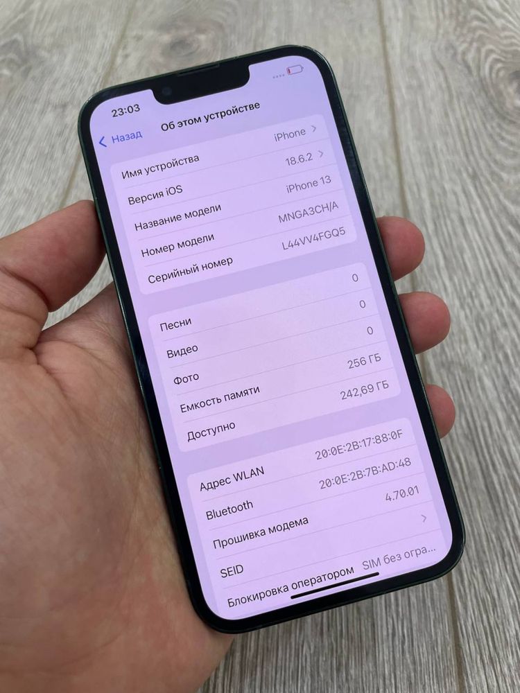 iPhone 13  256 Gb