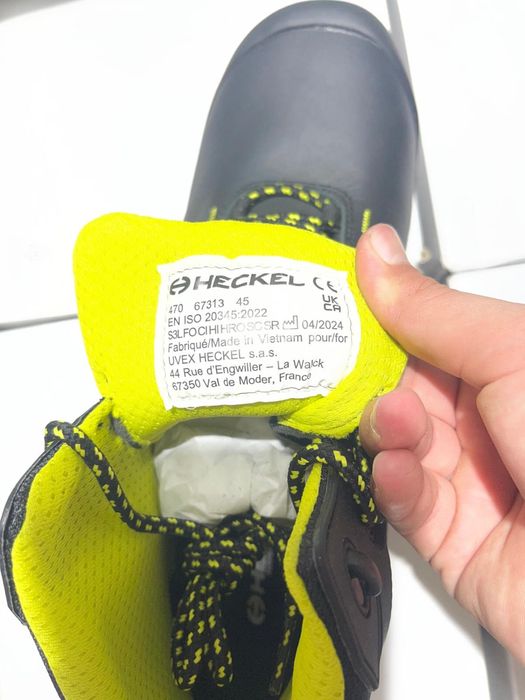 Bocanci S3 Heckel*Uvex, marimea 45