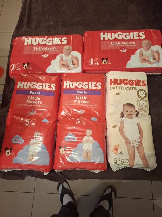 Pampers huggies pants si chilotel nr 4 si 5