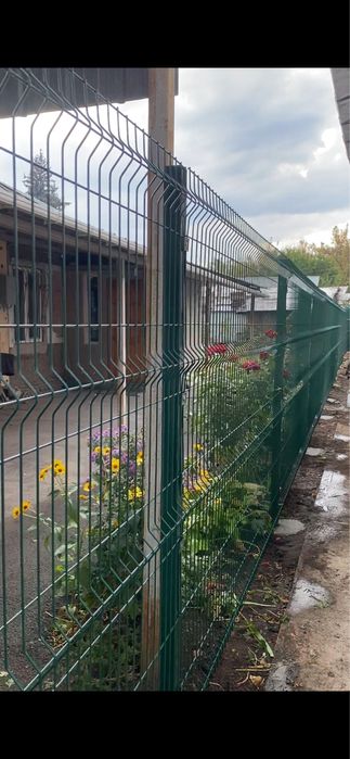 Изготавливаем и устанавливаем , 3 д сетку ограждения!