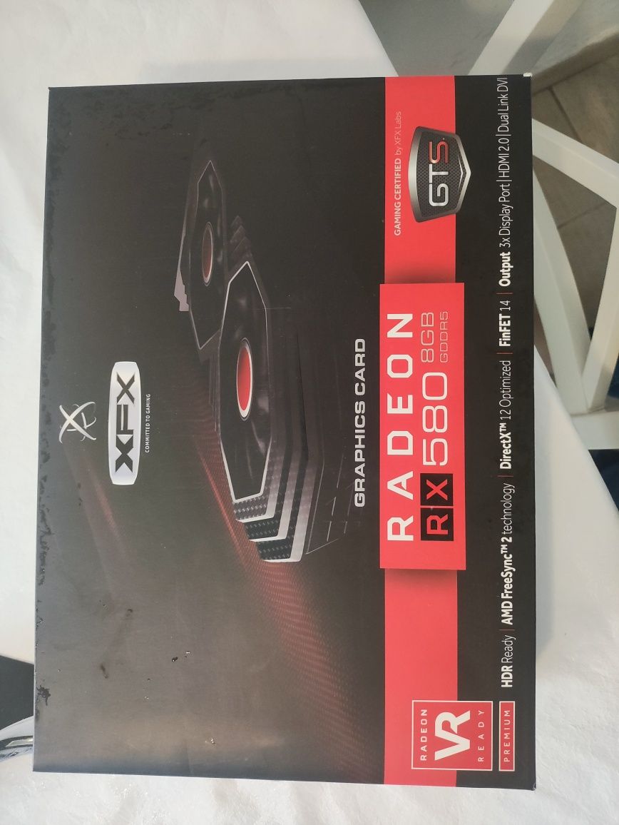 Placa video Radeon rx 580 8 GB ddr5