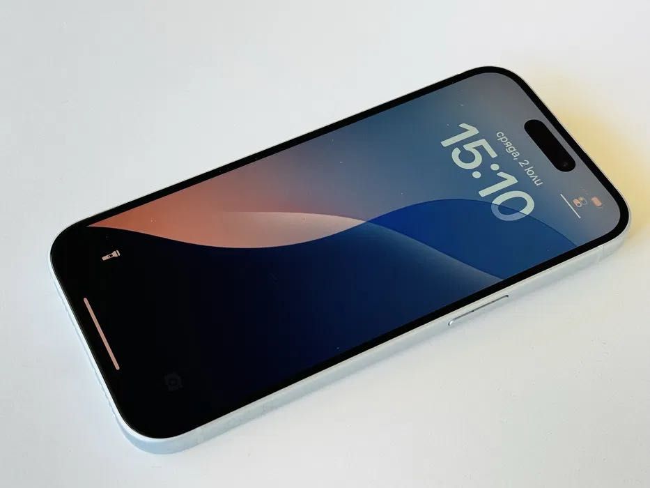 Iphone 15 128GB Blue 100% Батерия! Гаранция 6 месеца