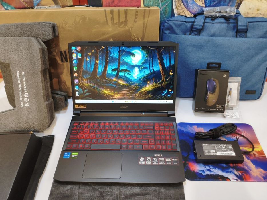 Игровой Core i5-11 SSD1000GB ОЗУ16ГБ Мощный Ноутбук Acer Nitro 5 нитро