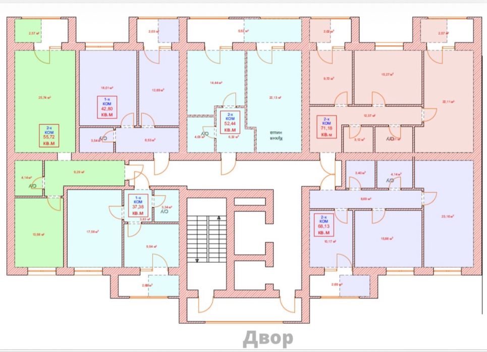 Новостройка, кирпичные дома