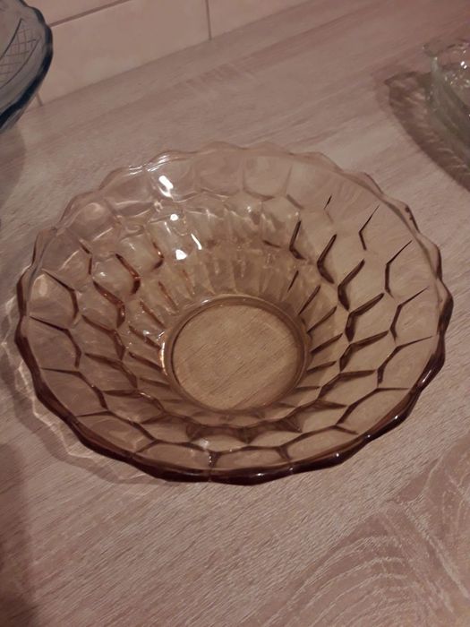 Салатница стеклянная большая СССР