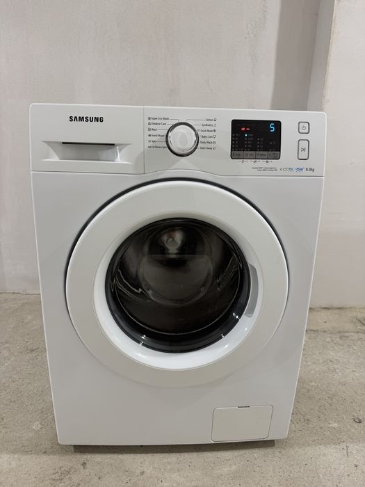 Пералня Samsung WF8EF5E0W4W – 8 кг, 1400 оборота, EcoBubble–като нова