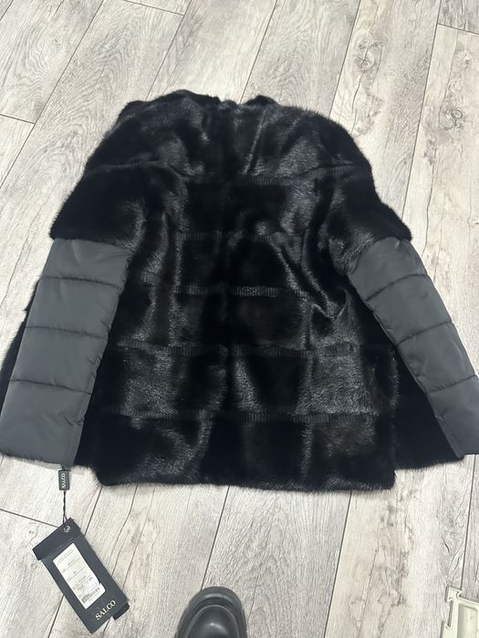 Продам черную норковую шубку 44-46 Р,70см