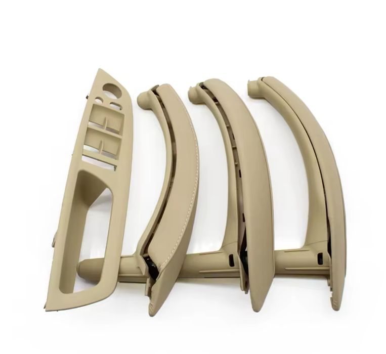Set manere piele complet crem bej negru dreapta Bmw X5 X6 E70 E71 M