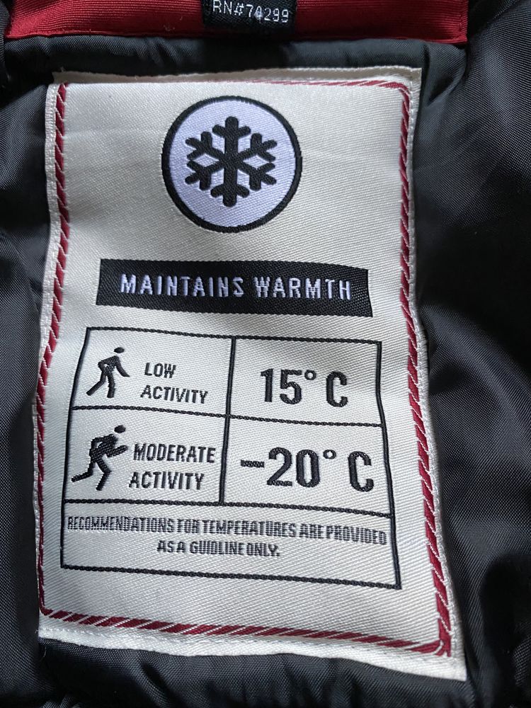 Geaca Canada weather gear maintains warmth with fur fax originala