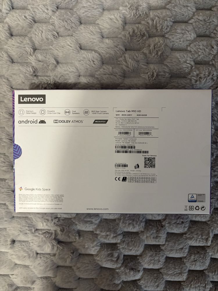 Таблет - Lenovo Tab m10 HD 64GB + подарък калъф