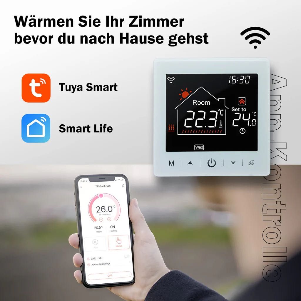 Beok WiFi термостат за електрическо подово отопление