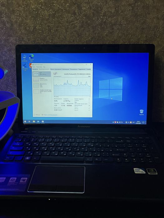 Lenovo G580 Pentium + Nvidia / 6 ГБ RAM / 1 ТБ диск / бюджетный зверь