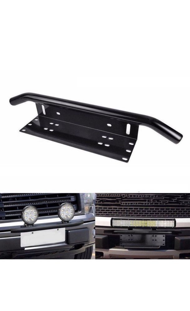 Vand suport numar auto Bull Bar universal jeep 4x4