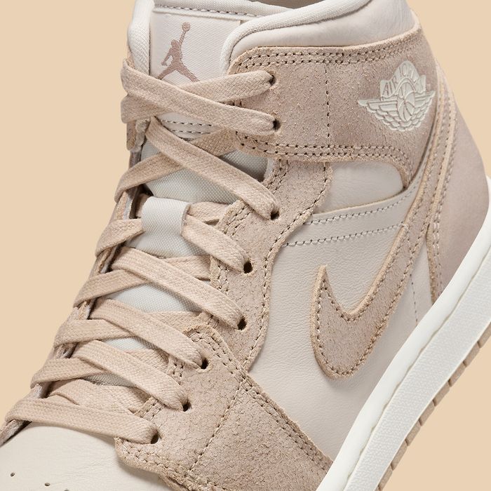 Jordan 1 mid " light tan" 44 originali noi