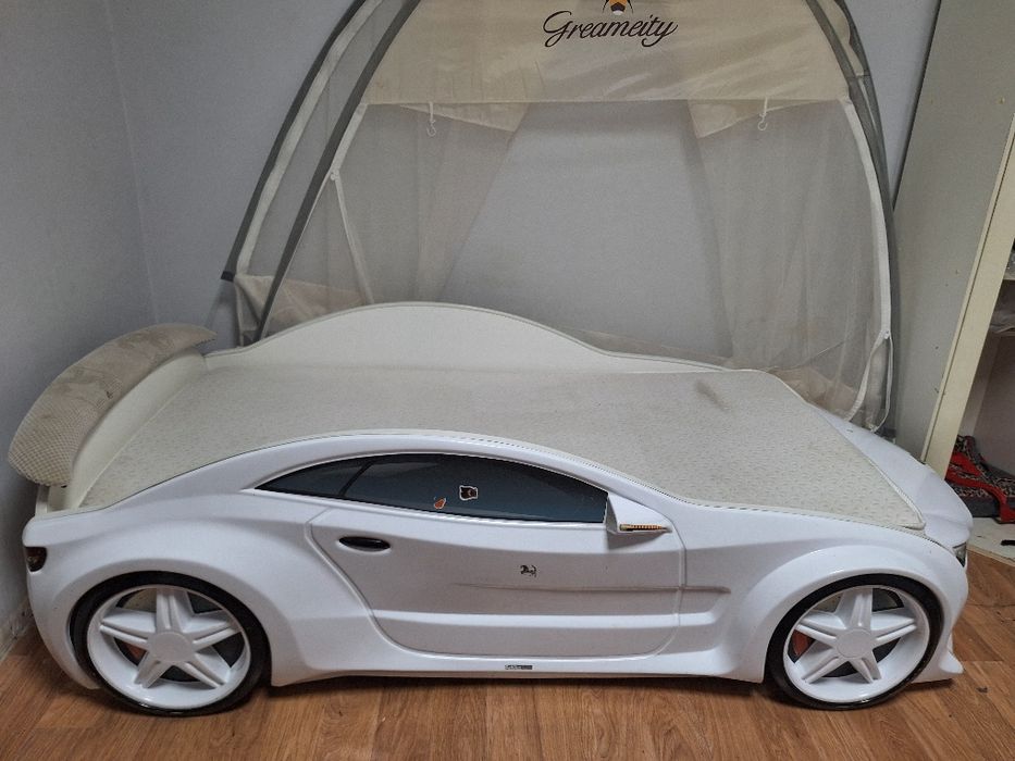 Кровать-машинка Mustang 3D от Futuka Kids, недорого