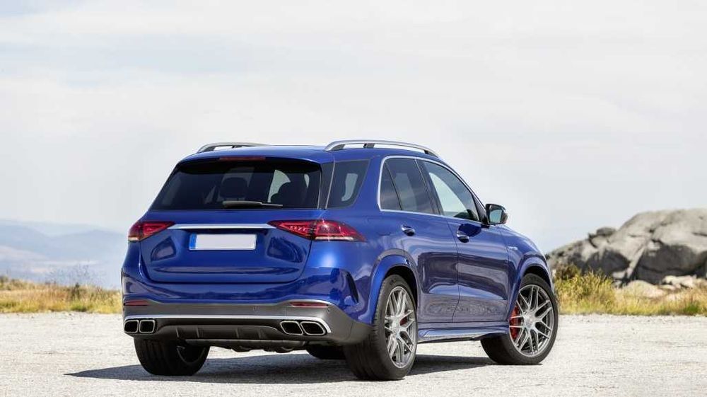 Difuzor Bara Spate cu tobe Crom Mercedes GLE W167 SUV GLE 63Design