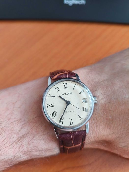 Часы мужские, наручные, фирма Полёт, времён СССР. 50000тг.