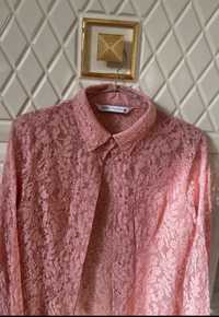 Bluza dantela roz XS Zara