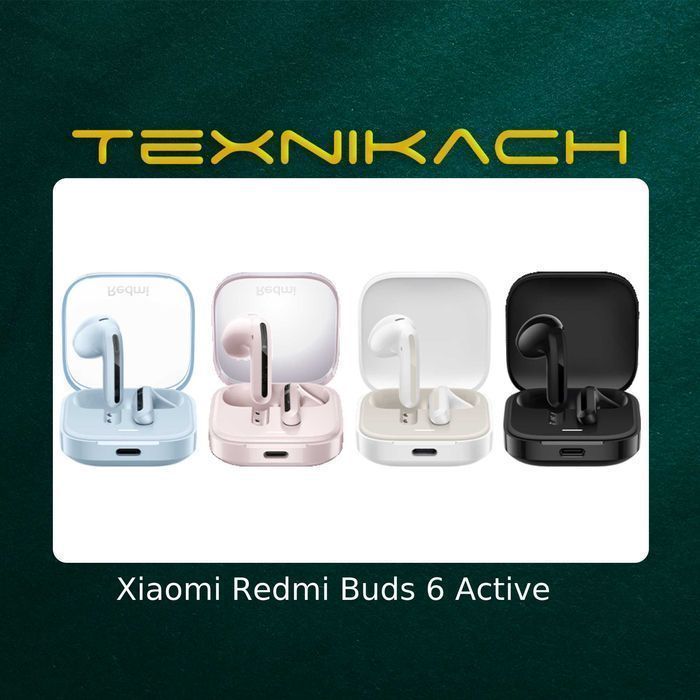 Xiaomi Redmi Buds 6 Active  • Доставка Бесплатно