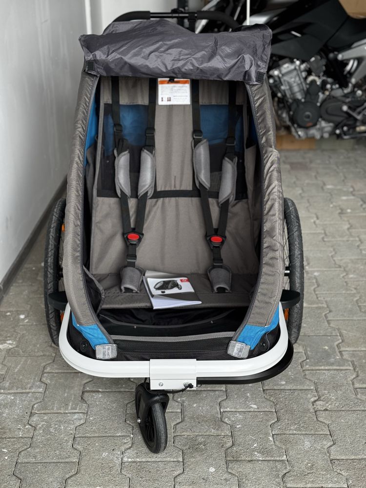 Remorca pentru bicicleta/ carucior pentru copii Hamax nou