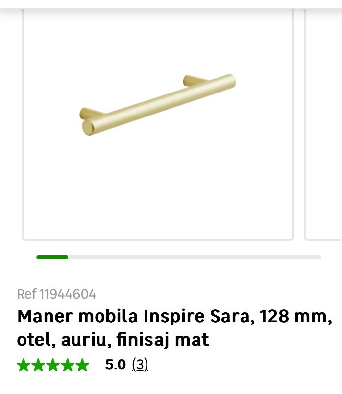 Maner auriu mobila Sara