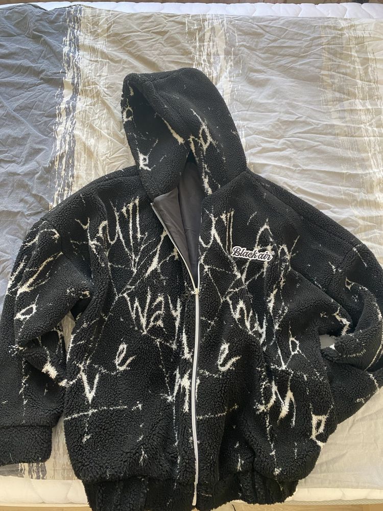 Oversized плюшено яке