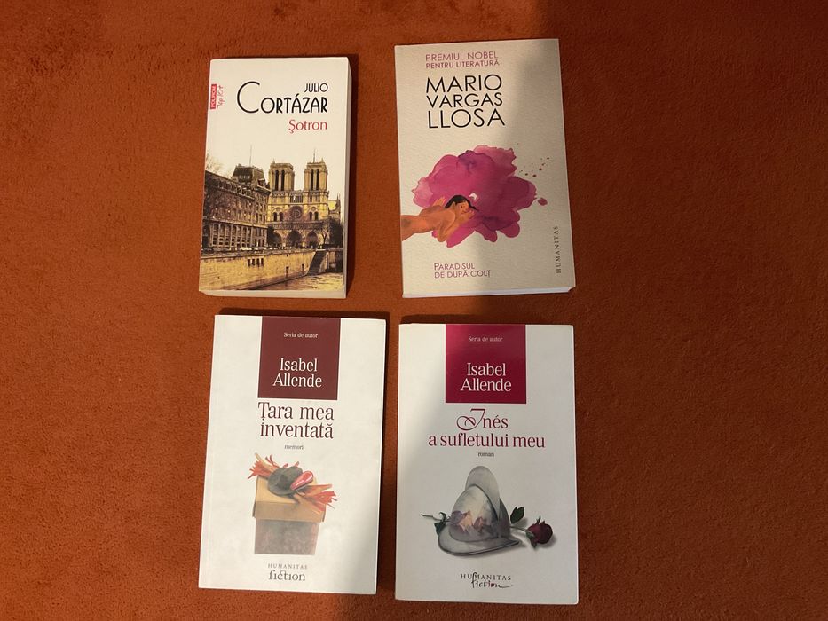 Julio Cortazar, Mario Vargas Llosa, Isabel Allende