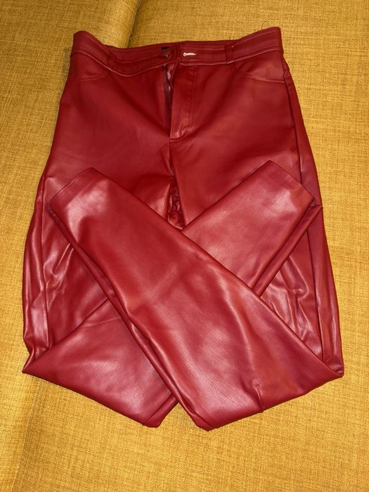 Кожен панталон Zara