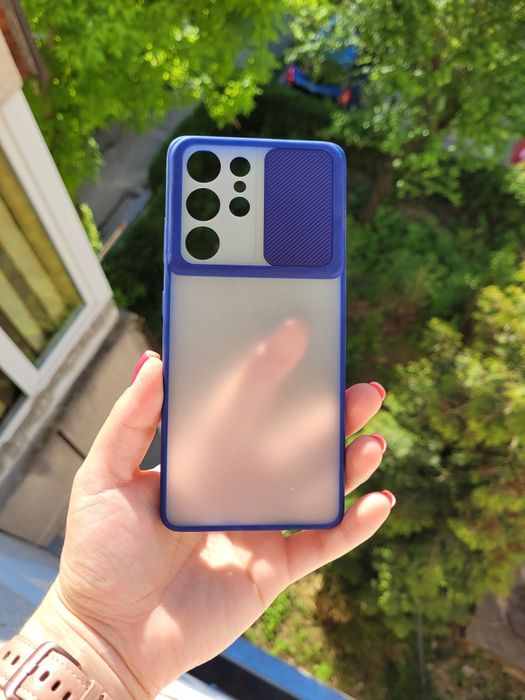 Husa silicon cu protecție camera compatibil Samsung S21 ; S21 Plus ; S