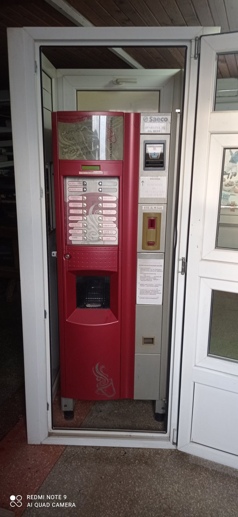 Vând cadru protecție din PVC pt. aparate cafea