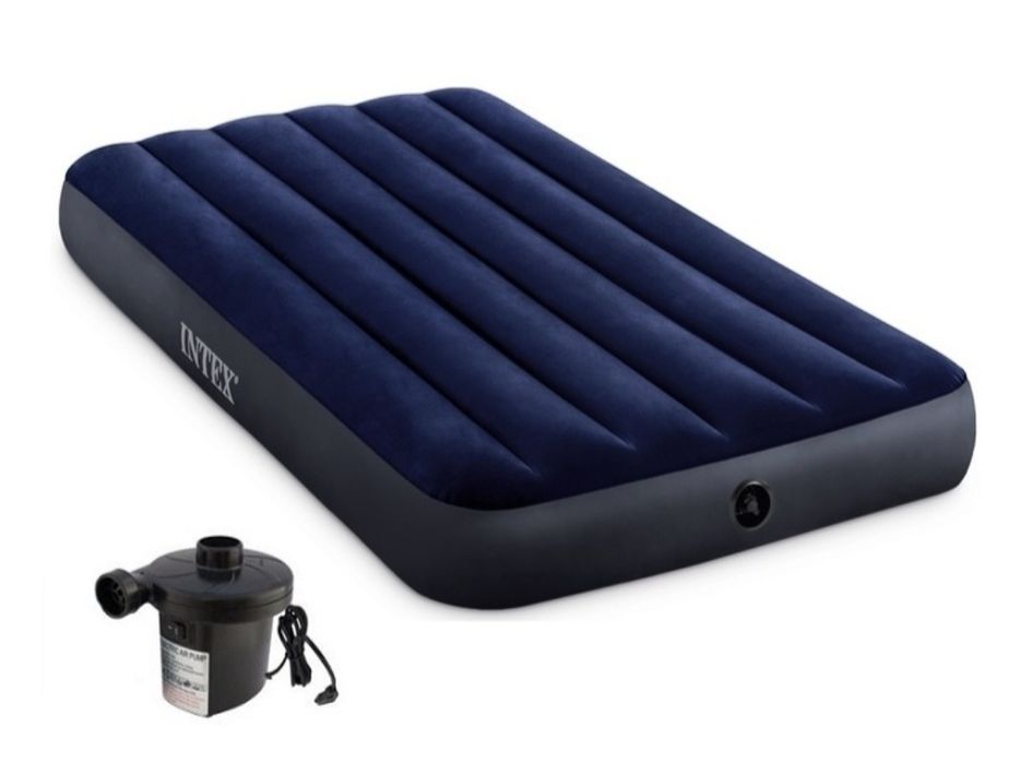 Матрас Intex 191x99x25 см, с внешним насосом