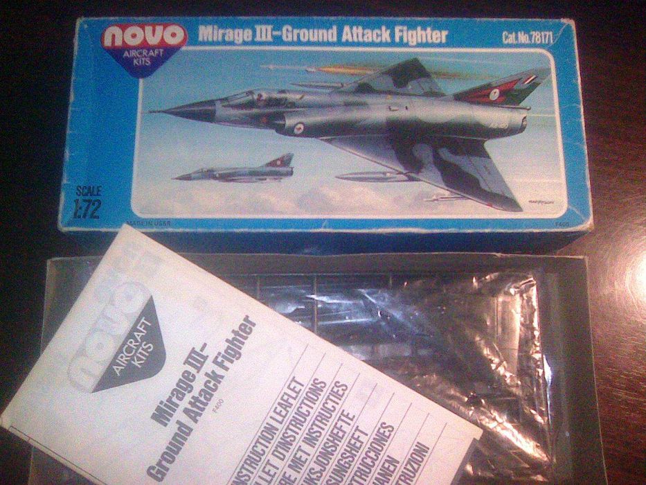 сборная модель самолёта Mirage 1/72 NOVO РАРИТЕТ СССР!