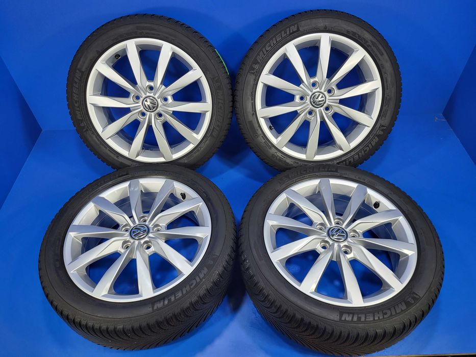 Vand jante/roti 5x112 R17 OE Vw Golf-Passat-Jetta + 205 50 17 fff bune
