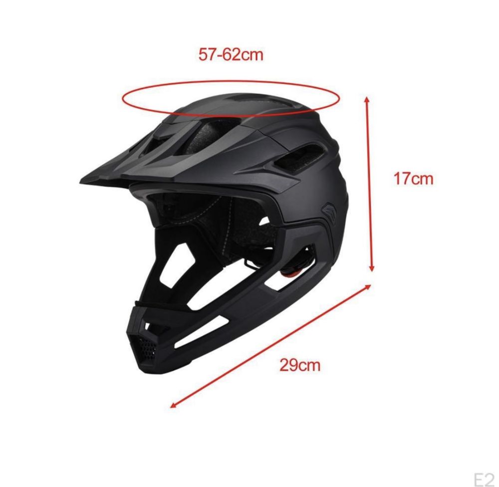 Casca biciclet full-face
