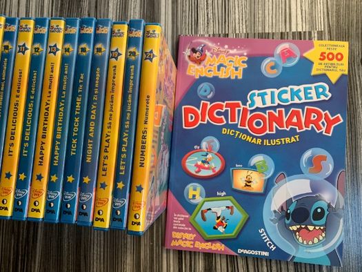 Colectie DVD Disney Magic English + Dictionar - pret deosebit