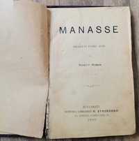 Ronetti Roman - Manasse, ediția Princeps an 1900, Drama in 4 acte