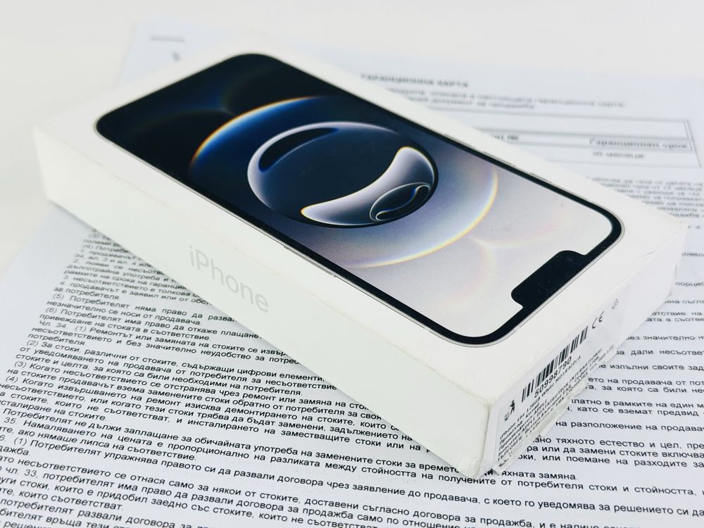 НОВ! Apple iPhone 16e 128GB White 3г. Гаранция! Гаранция!