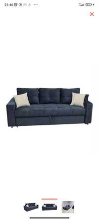 Продам диван Уют Мебель диван прямой Мадрид, обивка рогожка, 80х230х16