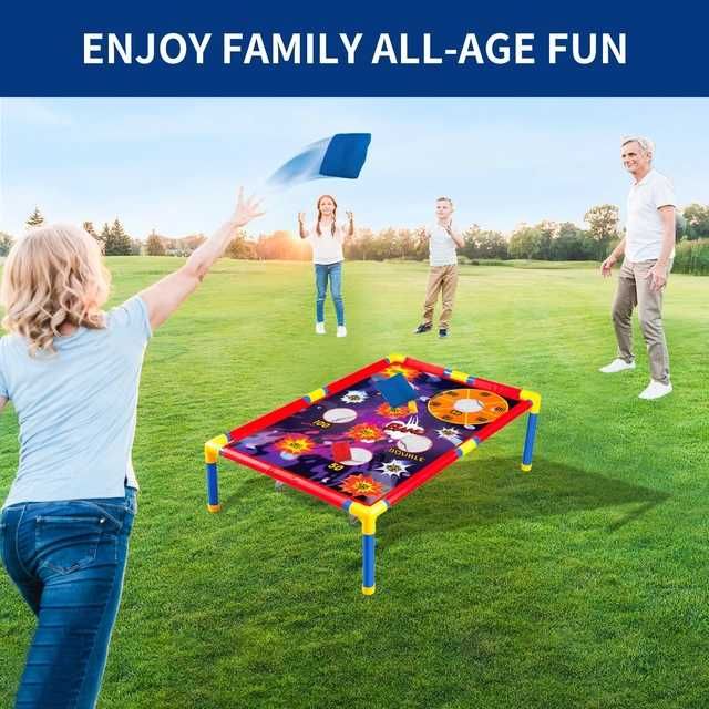 Set de jocuri 3-in-1: Shooting Game, BeanBag Toss & Ring Toss