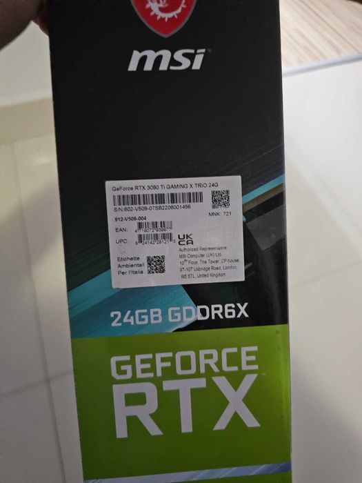 MSI RTX 3090 Ti Gaming X Trio – 24GB, 384-bit, Sigiliu intact