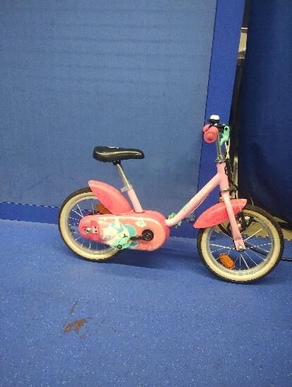 Bicicleta copii roz 14 - produs resigilat - (SecondHand) Decathlon