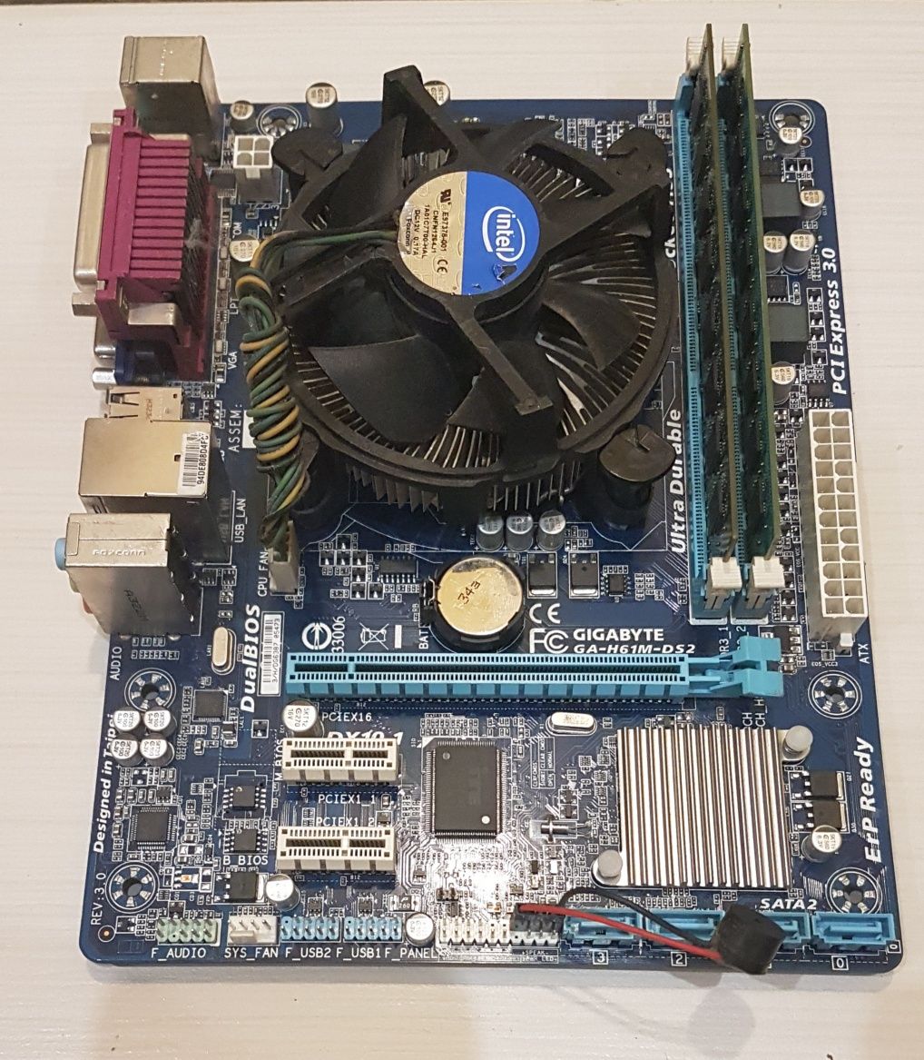 Оборудвано Дъно Gigabyte GA-H61M-ds2