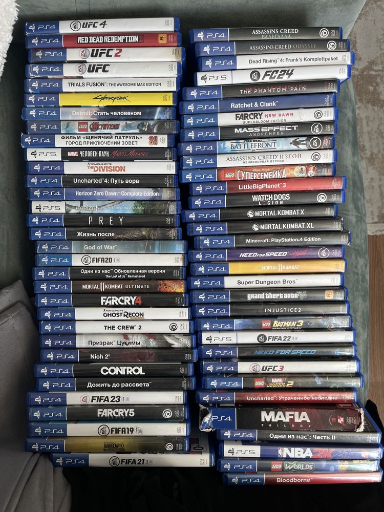 Диски PS4 и PS5 лицензионнные